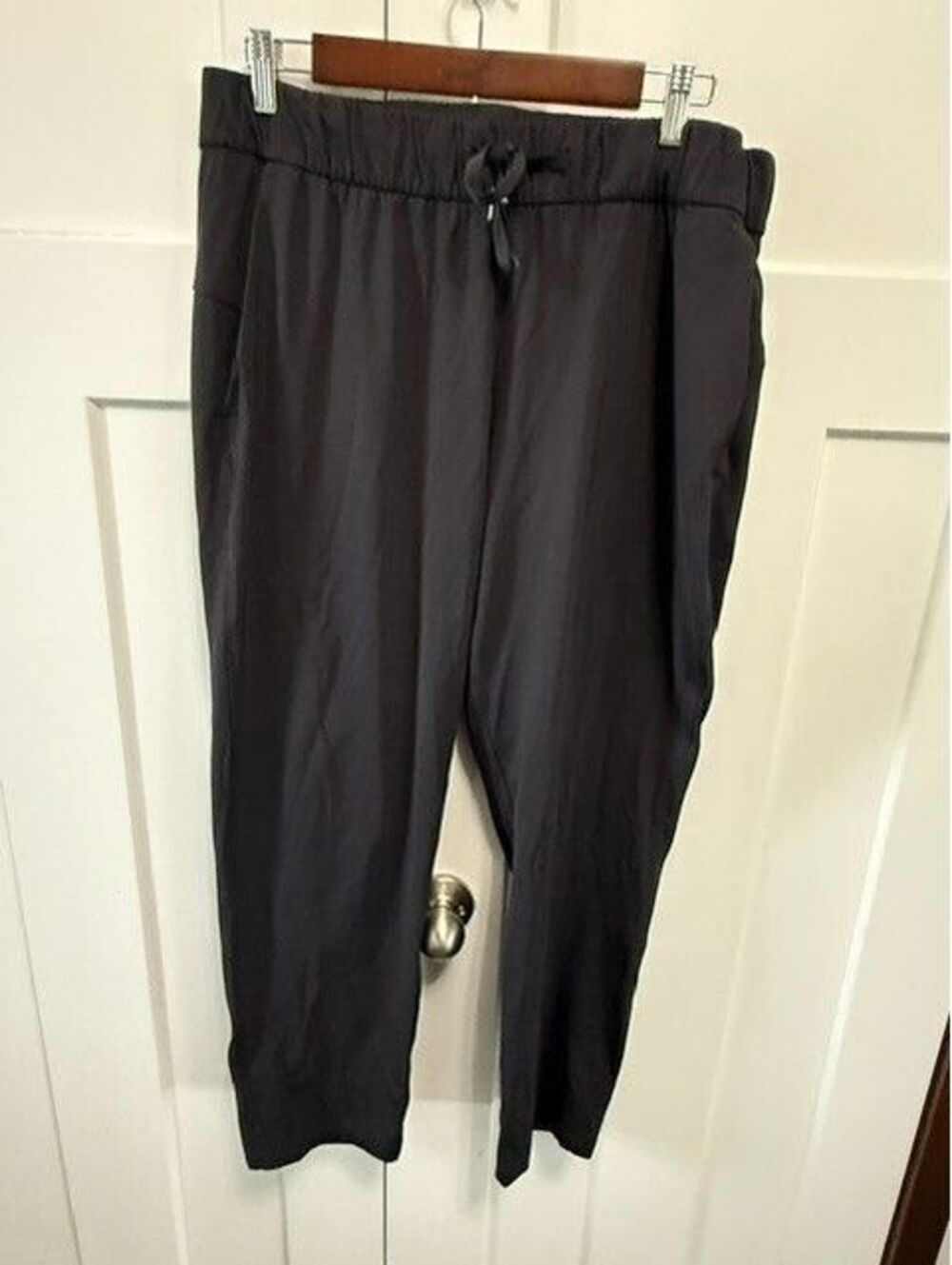 Lululemon Women's ready to rulu high rise tapered jogger size 12 black pants